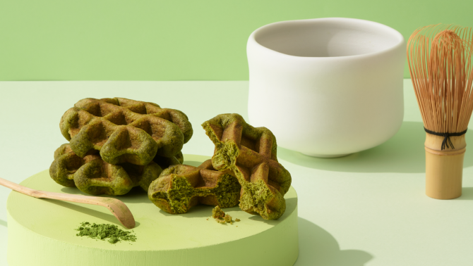 【専用】むぎゅっとワッフル 抹茶