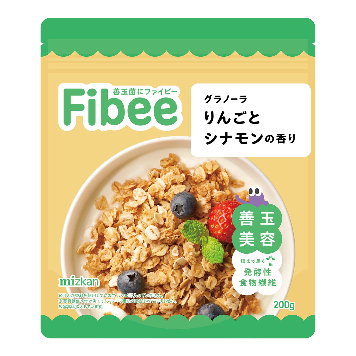 Fibee グラノーラ りんごとシナモンの香り｜mizkan(ミツカン)公式通販