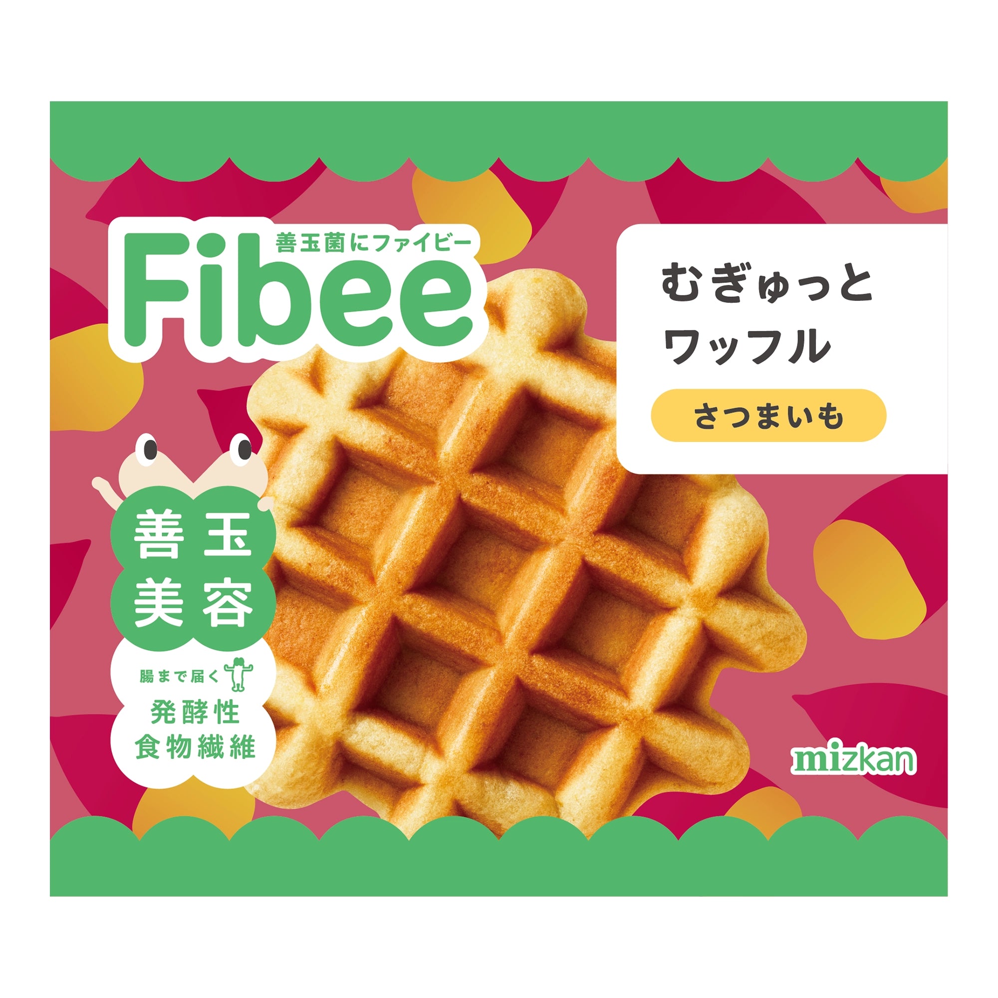 Fibee むぎゅっとワッフル さつまいも