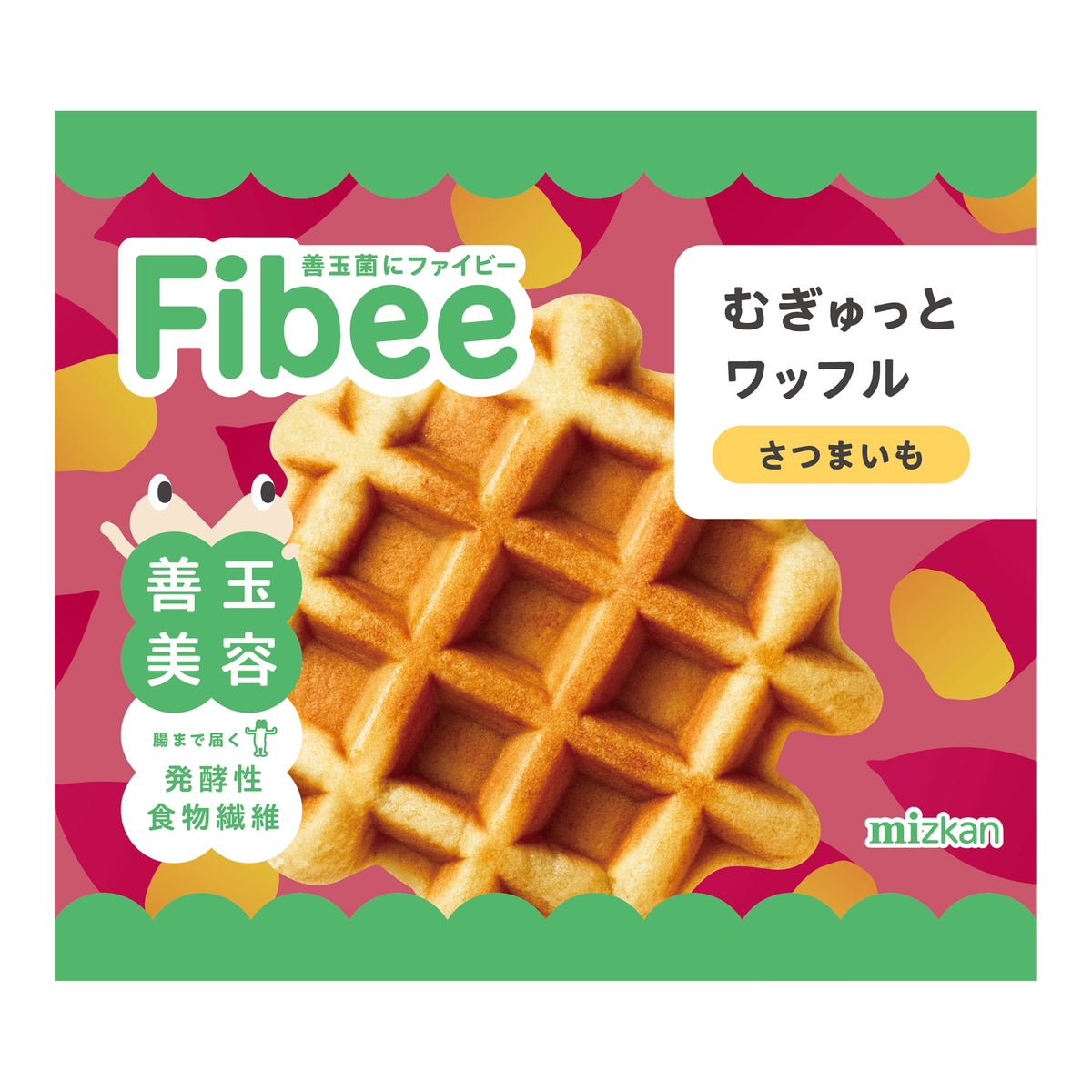 Fibee むぎゅっとワッフル さつまいも