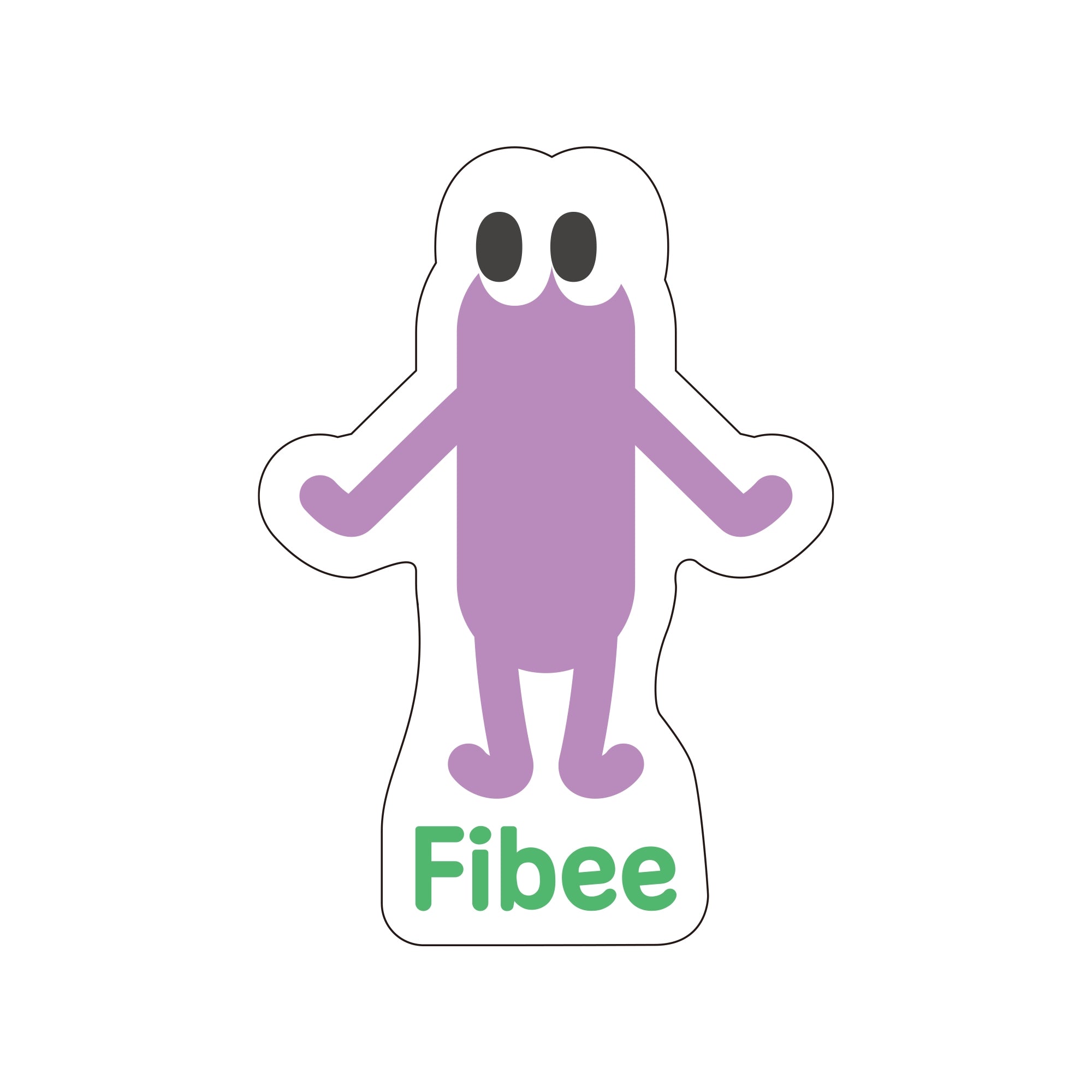 【ミツカン通販限定】Fibeeステッカー　バクさん