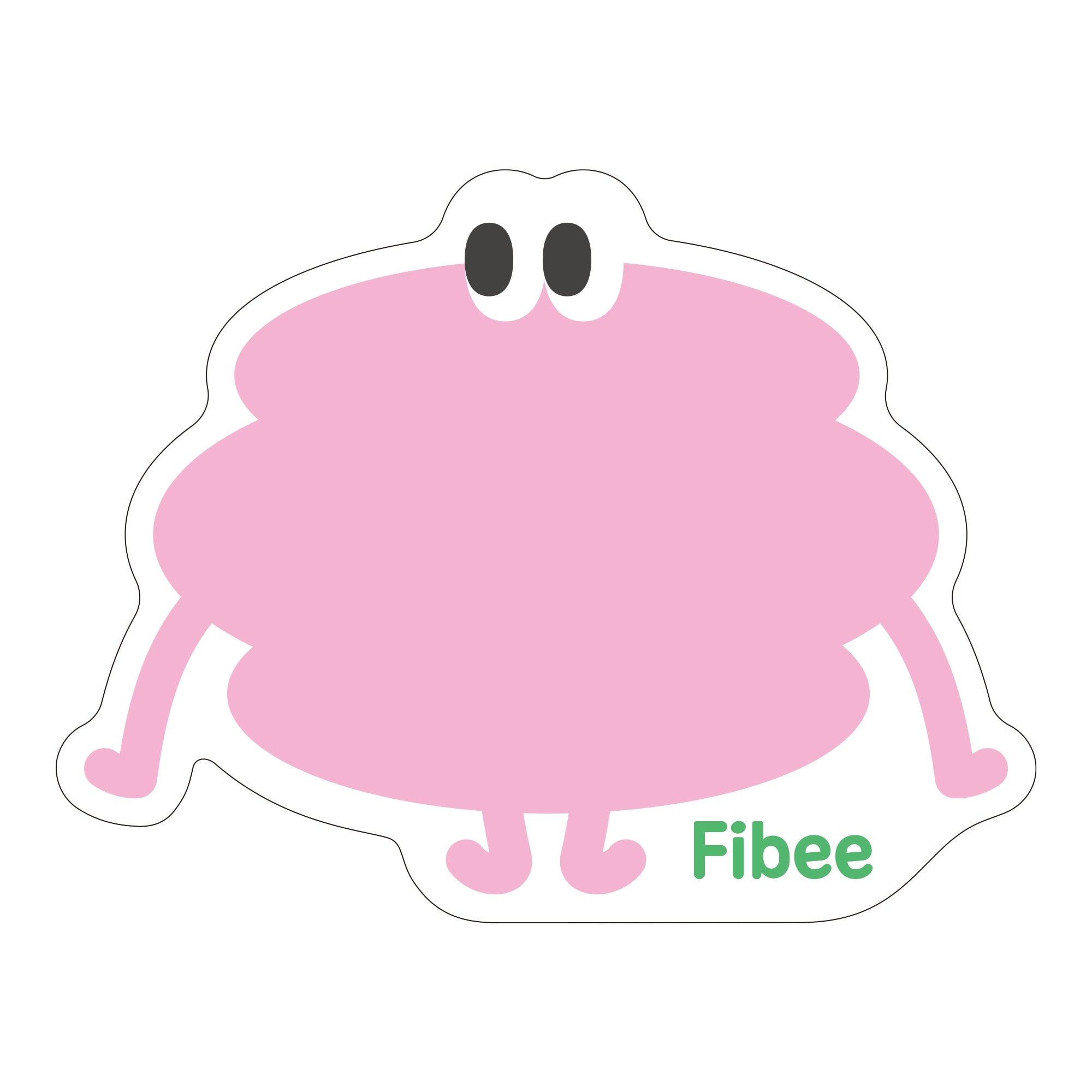 【ミツカン通販限定】Fibeeステッカー　ルミノさん