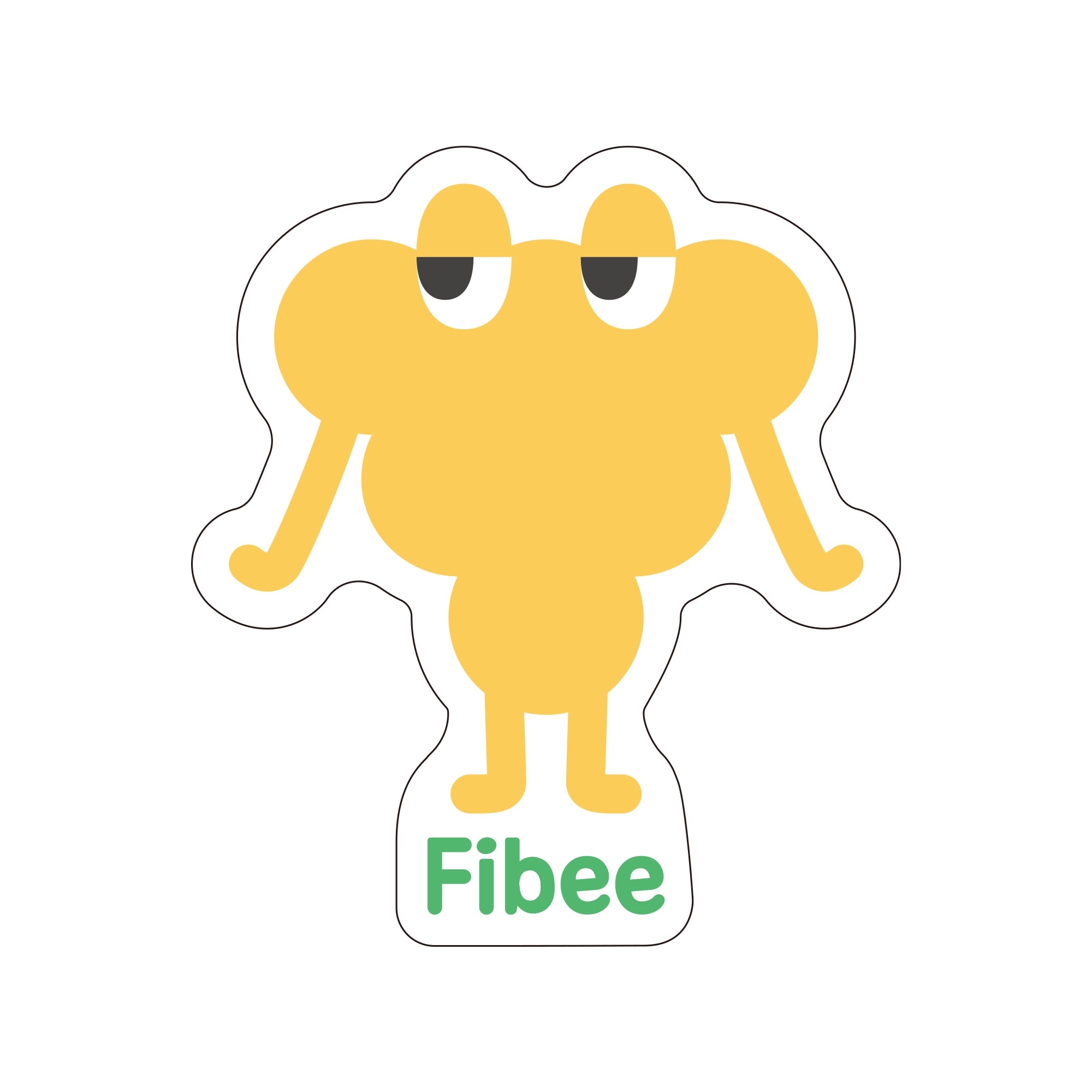 【ミツカン通販限定】Fibeeステッカー　キブドー